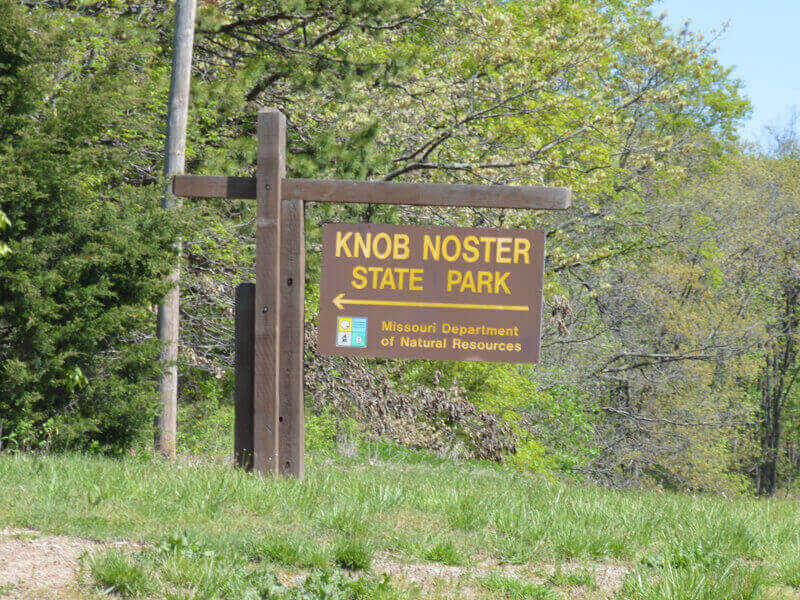 A Trip to Knob Noster State Park Missouri Knob Noster State Park Sign