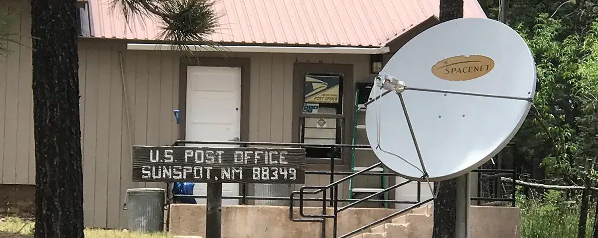 Sunspot New Mexico Post Office Sign