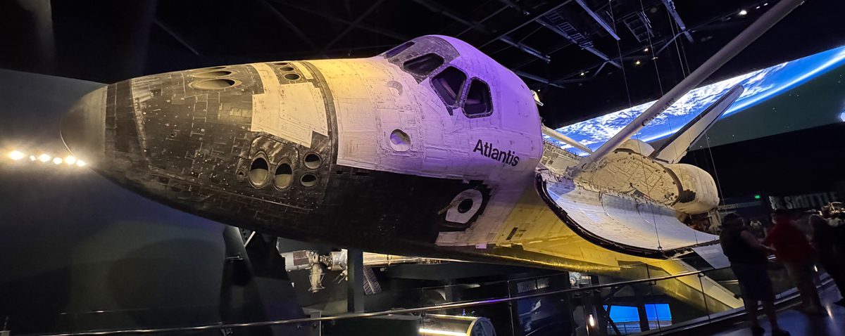 kennedy-space-center-Header Atlantis Shuttle at Kennedy Space Center Florida